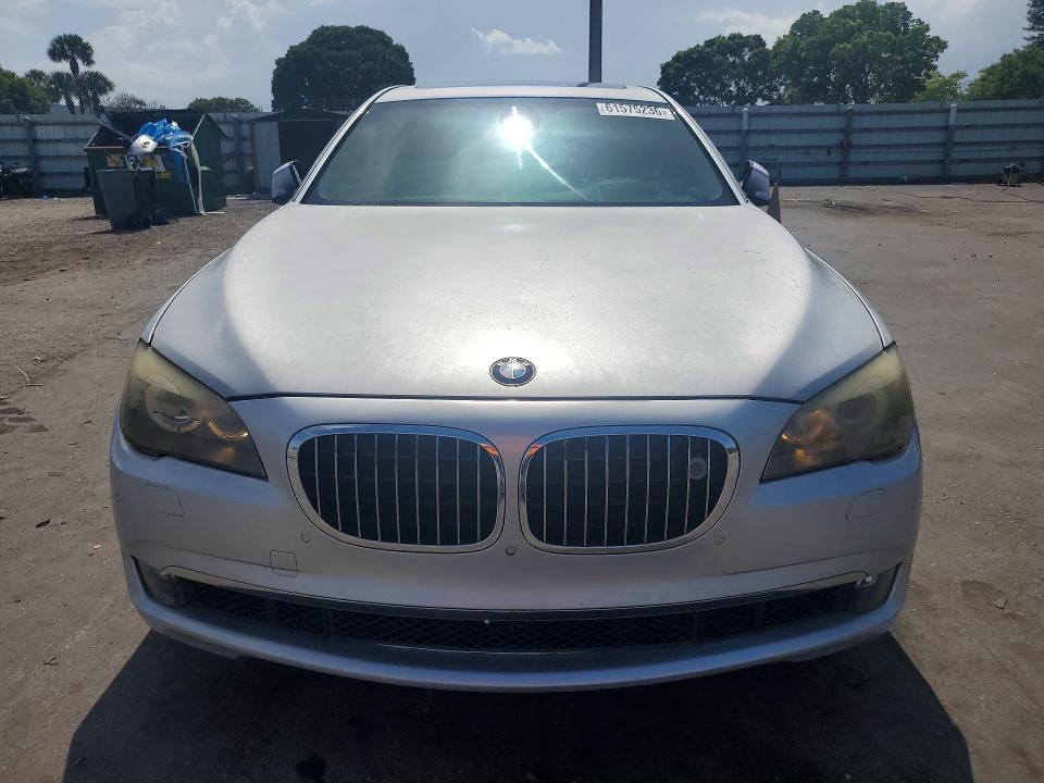2009 BMW 7 series VIN WBAKB83569CY57182 COPART salvage auction — MECHANICAL, Fl - Certificate Of Title, sold $400 on 2026-07-20 (photo 5)