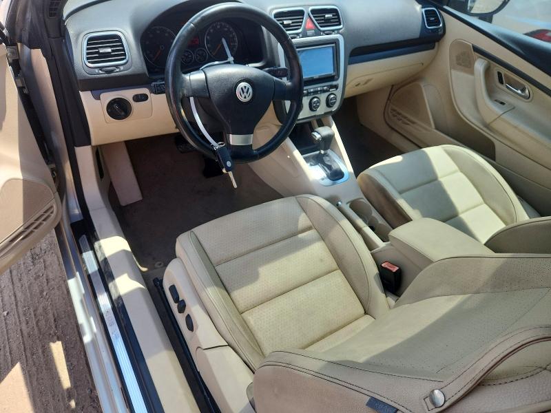 2009 Volkswagen Eos VIN WVWBA71F99V014366 COPART salvage auction — ROOF, LA - CERTIFICATE OF TITLE, sold $750 on 2026-07-10 (photo 8)