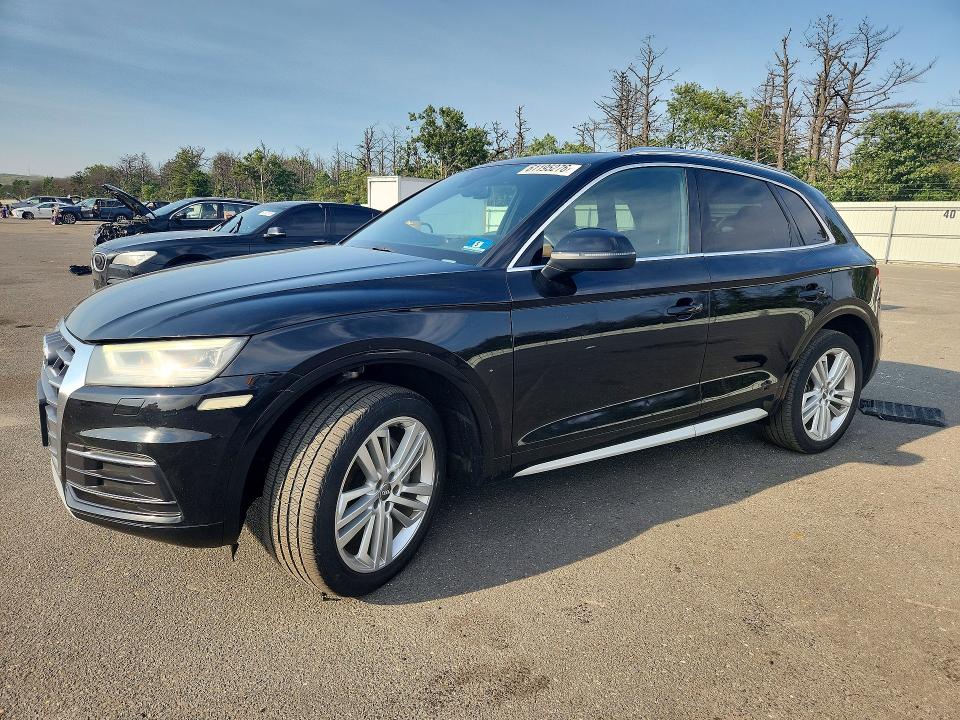 2018 Audi Q5 VIN WA1BNAFY7J2247710 COPART salvage auction — WATER/FLOOD, NY - MV907A-FLOOD SALVAGE, sold $90 on 2026-07-29 (photo 1)