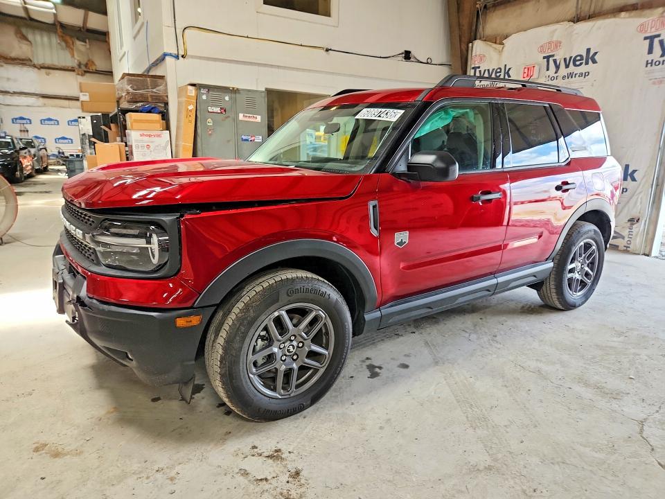 2026 Ford Bronco sport VIN 3FMCR9BN8TRE47711 COPART salvage auction — FRONT END, IL - CERTIFICATE OF TITLE, sold $16,700 on 2026-07-27 (photo 1)