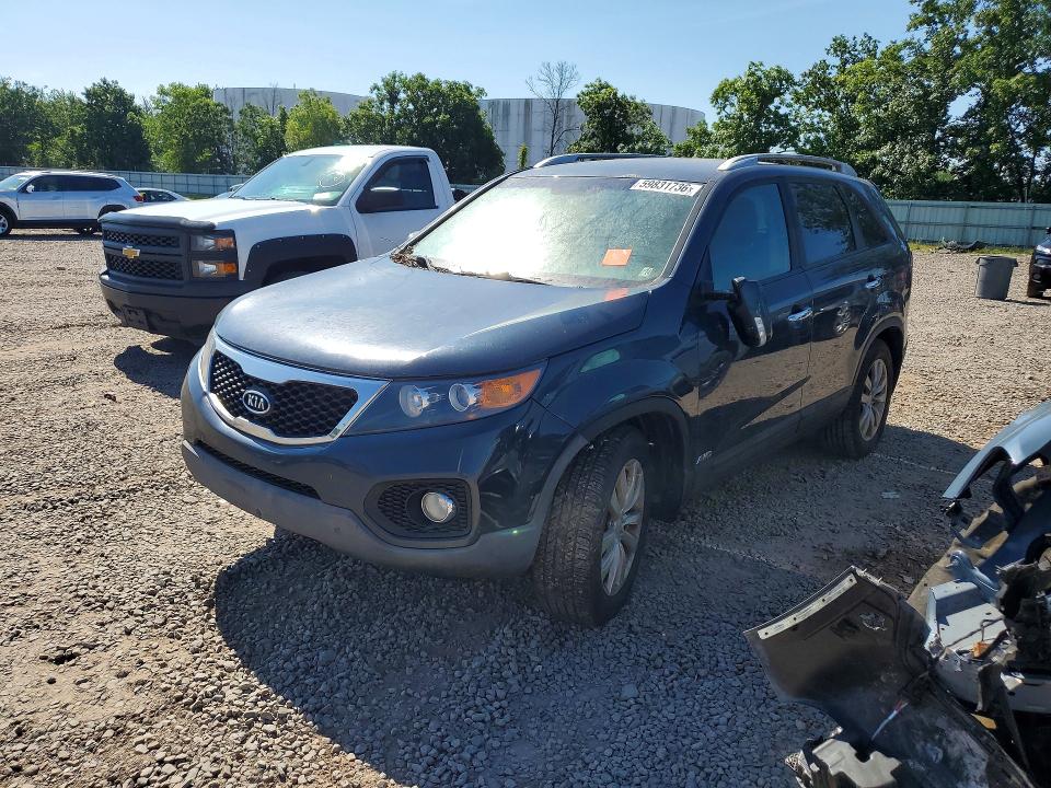2011 Kia Sorento VIN 5XYKUDA27BG062805 COPART salvage auction — NORMAL WEAR, PA - CERT OF TITLE, sold $725 on 2026-07-27 (photo 1)