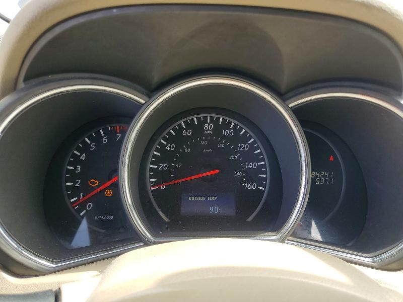 2013 Nissan Murano VIN JN8AZ1MW0DW310493 COPART salvage auction — MINOR DENT/SCRATCHES, Fl - Certificate Of Title (P), sold $550 on 2026-07-31 (photo 9)