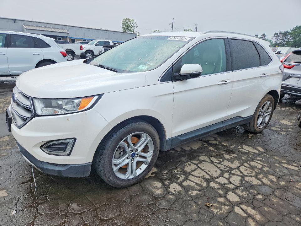 2015 Ford Edge VIN 2FMTK4K97FBB62012 COPART salvage auction — REAR END, Ct - Certificate Of Title, sold $1,200 on 2026-07-28 (photo 1)