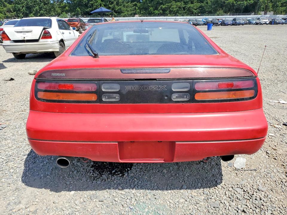 1991 Nissan 300zx VIN JN1RZ26H2MX505852 COPART salvage auction — MECHANICAL, WA - VEHICLE CERT OF OWNERSHIP-TITL, sold $875 on 2026-07-10 (photo 6)