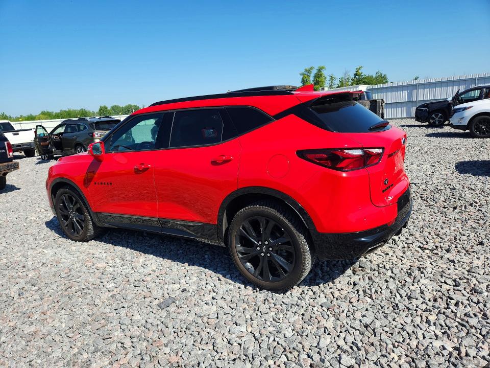 2019 Chevrolet Blazer VIN 3GNKBJRS6KS688764 COPART salvage auction — HAIL, Wi - Certificate Of Title, sold $12,300 on 2026-07-27 (photo 2)