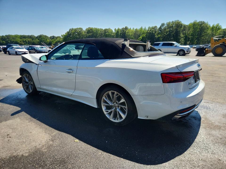 2020 Audi A5 VIN WAUWNGF58LN003076 COPART salvage auction — FRONT END, Nj - Cert Of Title-Salvage, sold $0 on 2026-10-10 (photo 2)