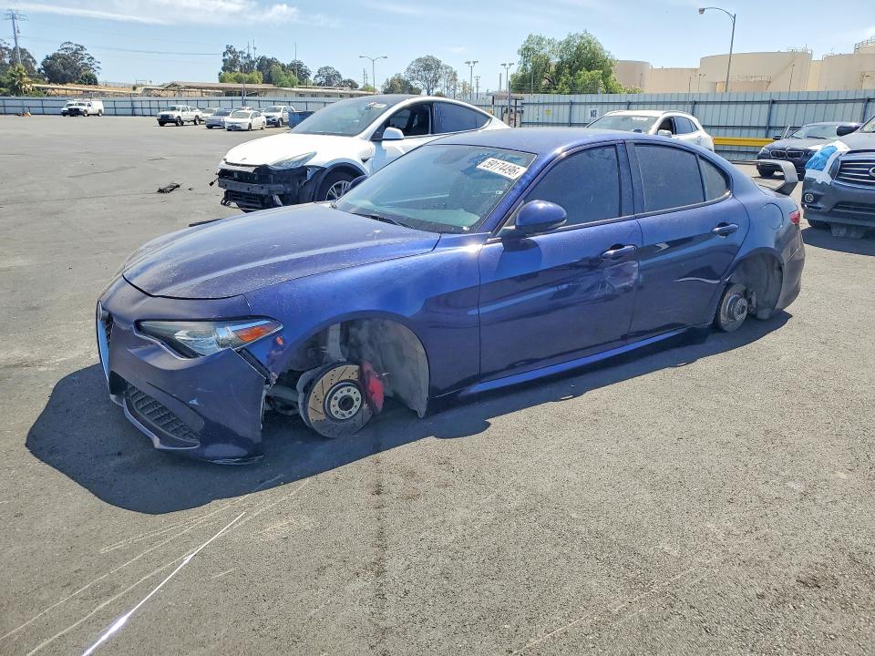 2017 Alfa romeo Giulia VIN ZARFAEBN8H7535664 COPART salvage auction — VANDALISM, CA - SALVAGE CERTIFICATE, sold $1,800 on 2026-07-27 (photo 1)
