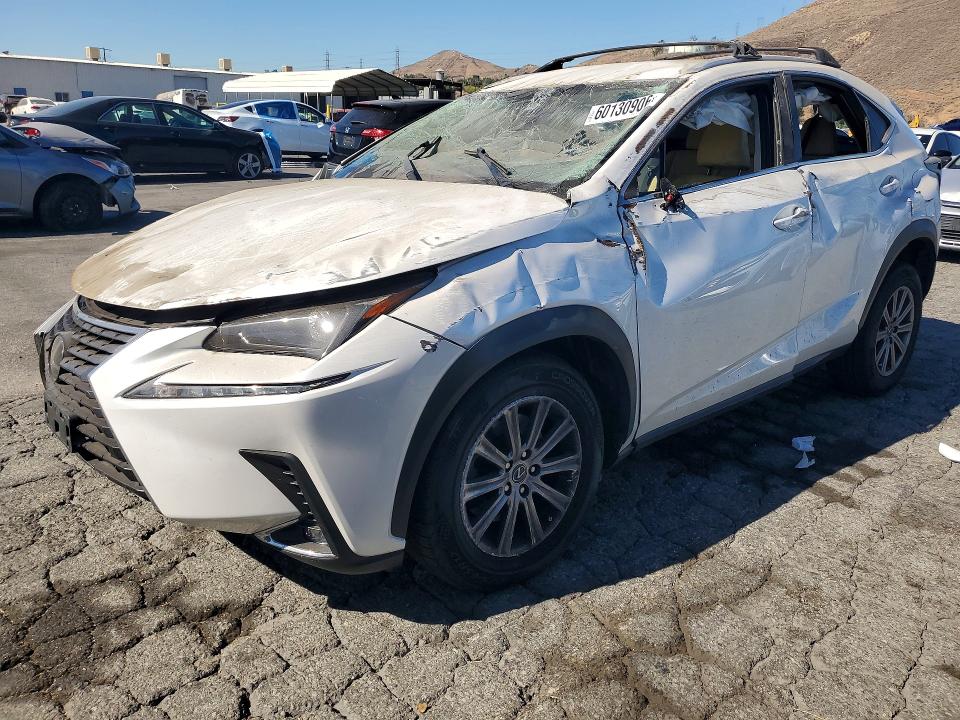 2020 Lexus Nx VIN JTJAARBZ6L5010294 COPART salvage auction — ROLLOVER, CA - DIS/DLR/EXP ONLY CLEAN TITLE, sold $2,500 on 2026-07-30 (photo 1)