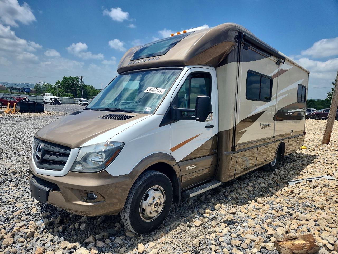 2018 Winnibago Sprinter VIN 8BNPF4CC7GE128095 COPART salvage auction — Normal Wear, PA - CERT OF TITLE, sold $37,250 on 2026-09-10 (photo 2)