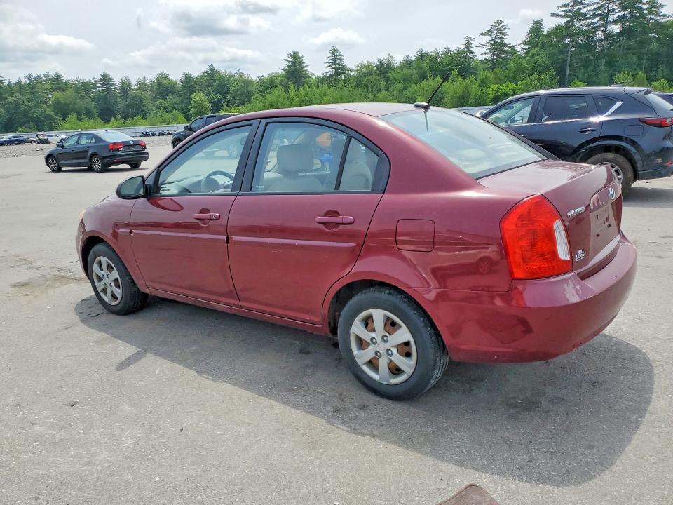 2008 Hyundai Accent VIN KMHCN46C68U259454 COPART salvage auction — NORMAL WEAR, ME - CERTIFICATE OF TITLE, sold $300 on 2026-07-15 (photo 2)