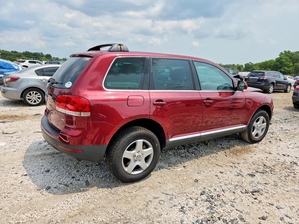 2004 Volkswagen Touareg VIN WVGBC67L04D022738 COPART salvage auction — FRONT END, Md - Cert Of Salvage < 75% Damage, sold $375 on 2026-08-13 (photo 3)