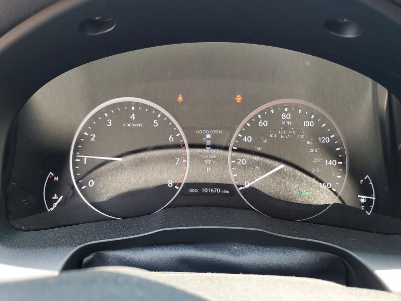 2014 Lexus ES VIN JTHBK1GGXE2132513 COPART salvage auction — WATER/FLOOD, Va - Cert Of Title-Flood, sold $2,400 on 2026-07-29 (photo 9)