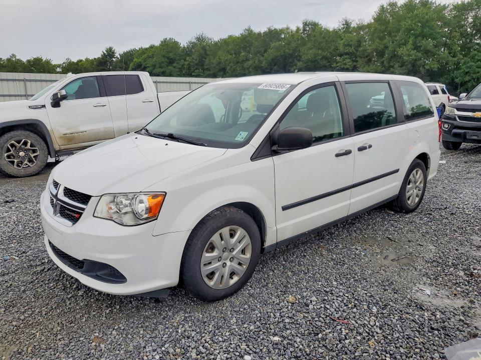 2016 Dodge VIN 2C4RDGBG5GR251742 COPART salvage auction — MECHANICAL, La - Certificate Of Title, sold $925 on 2026-08-10 (photo 1)