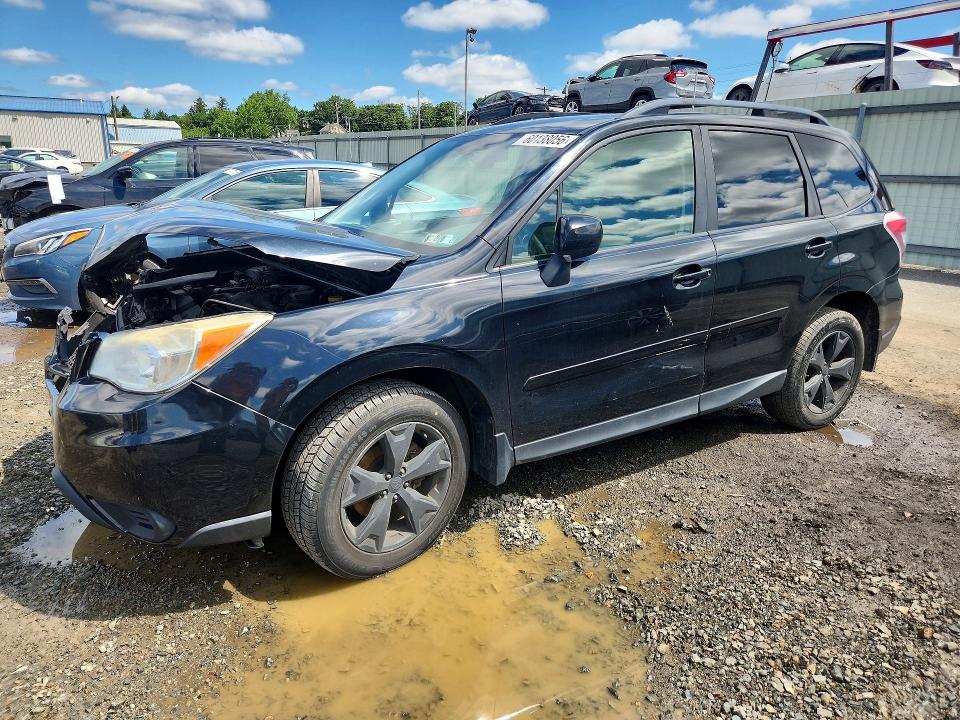 2014 Subaru Forester VIN JF2SJAEC4EH537446 COPART salvage auction — FRONT END, Pa - Certificate Of Salvage, sold $400 on 2026-07-31 (photo 1)