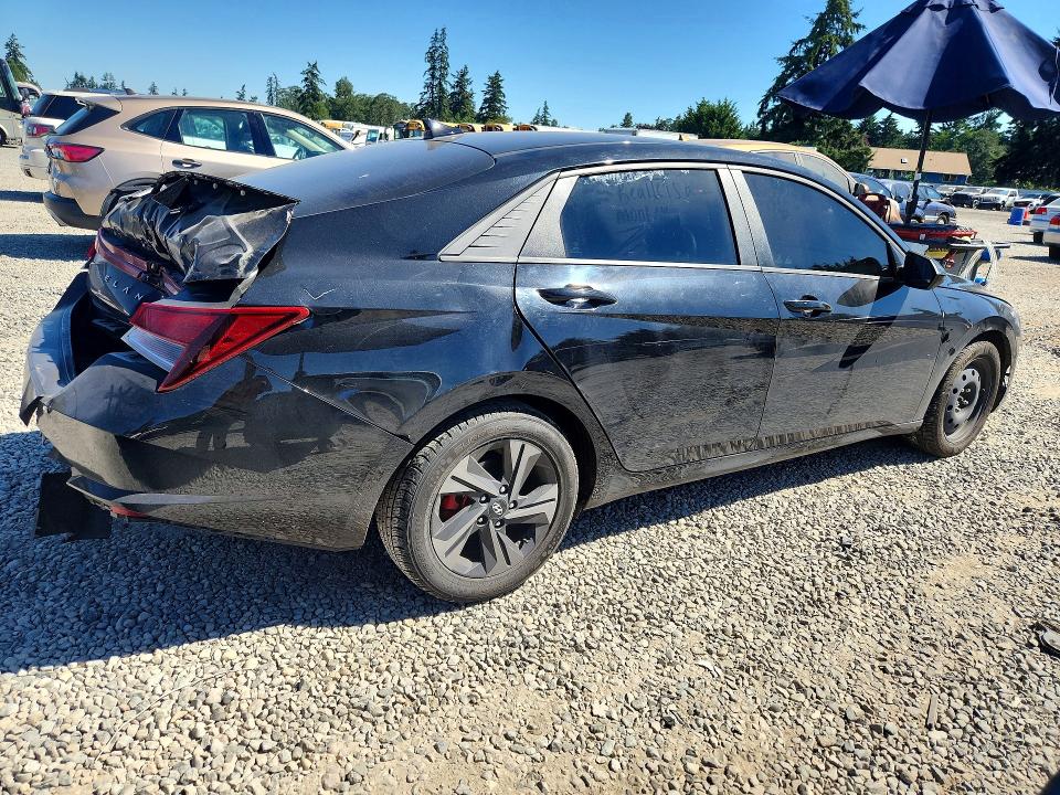2021 Hyundai Elantra VIN 5NPLM4AG0MH048143 COPART salvage auction — REAR END, Wa - Bill Of Sale, sold $3,250 on 2026-07-17 (photo 3)