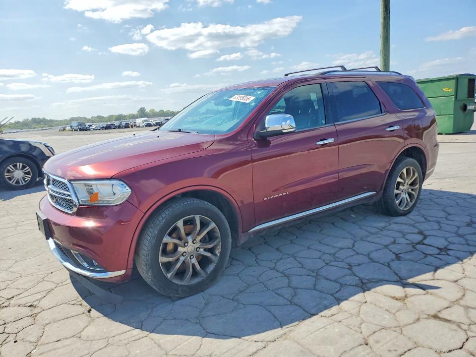 2017 Dodge Durango VIN 1C4RDJEGXHC950853 COPART salvage auction — FRONT END, Oh - Certificate Of Title, sold $2,350 on 2026-08-31 (photo 1)