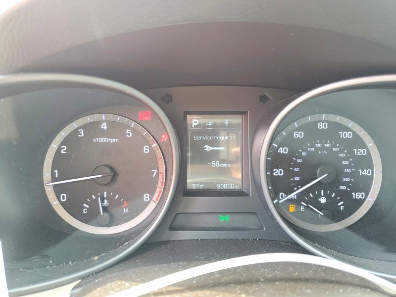 2017 Hyundai VIN 5XYZT3LB2HG391767 COPART salvage auction — FRONT END, Pa - Certificate Of Salvage, sold $1,700 on 2026-07-23 (photo 9)