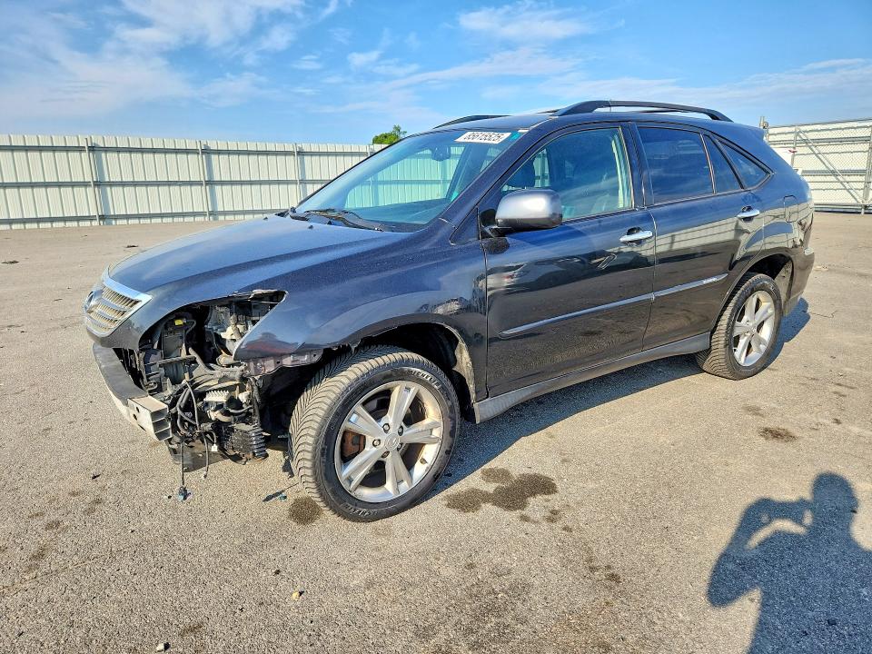 2008 Lexus Rx 400h VIN JTJHW31U182863357 COPART salvage auction — FRONT END, MA - CERT OF TITLE-RECONSTRCTD COLL, sold $450 on 2026-07-15 (photo 1)