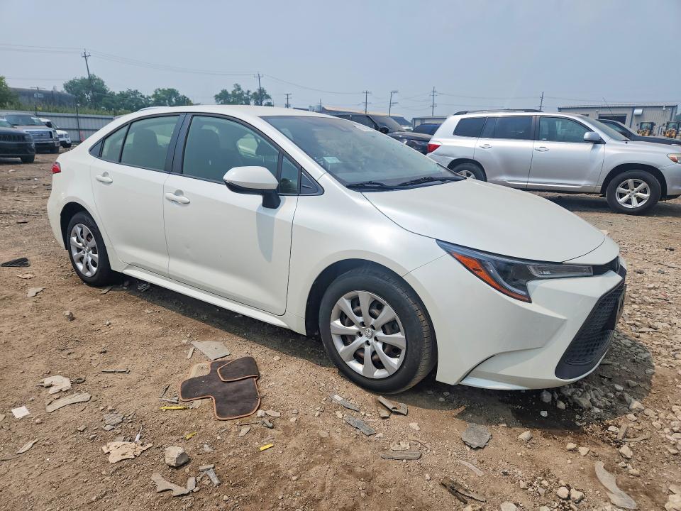 2021 Toyota Corolla VIN JTDEPMAE4MJ154603 COPART salvage auction — VANDALISM, Il - Salvage Certificate, sold $5,400 on 2026-07-22 (photo 4)