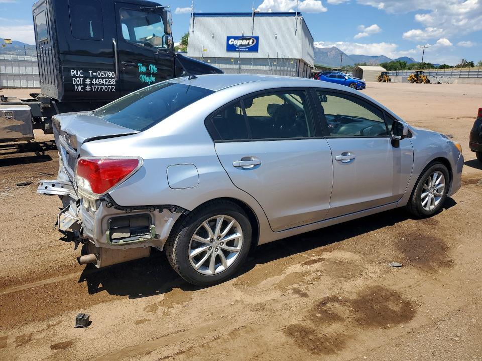 2013 Subaru Impreza VIN JF1GJAB66DH009172 COPART salvage auction — REAR END, Co - Dis/Dlr/Exp Only Clean Title, sold $1,350 on 2026-07-15 (photo 3)