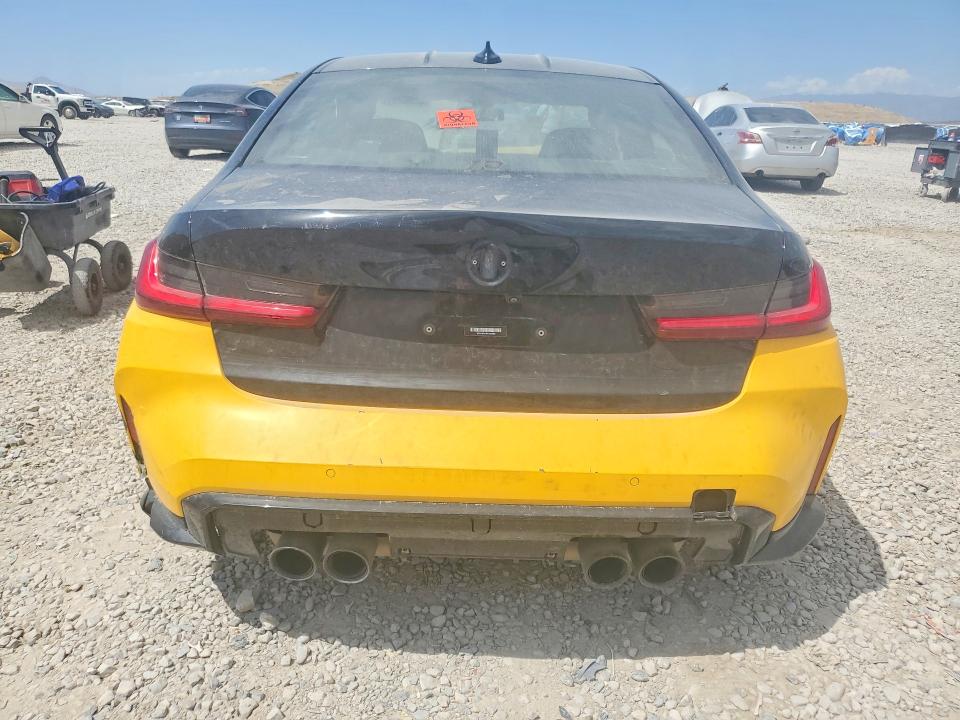 2022 BMW M3 VIN WBS43AY04NFM22983 COPART salvage auction — FRONT END, In - Cert Of Title-Salvage Title (P), sold $15,300 on 2026-07-31 (photo 6)