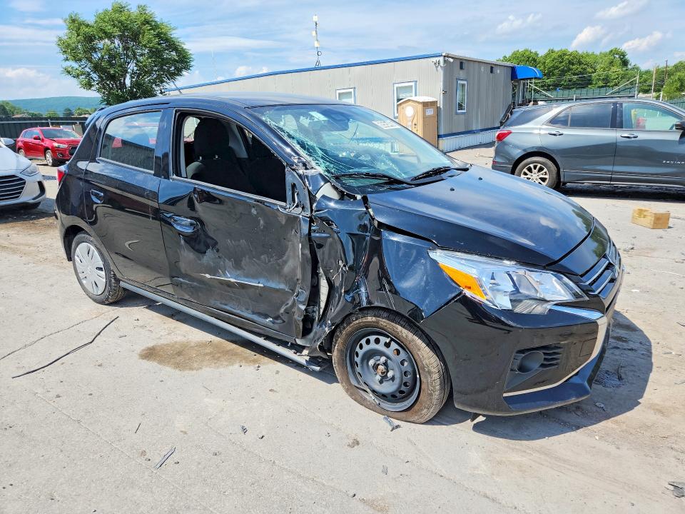 2024 Mitsubishi Mirage VIN ML32AUHJ1RH021919 COPART salvage auction — SIDE, FL - CERT OF TITLE SLVG REBUILDABLE, sold $2,650 on 2026-07-20 (photo 4)