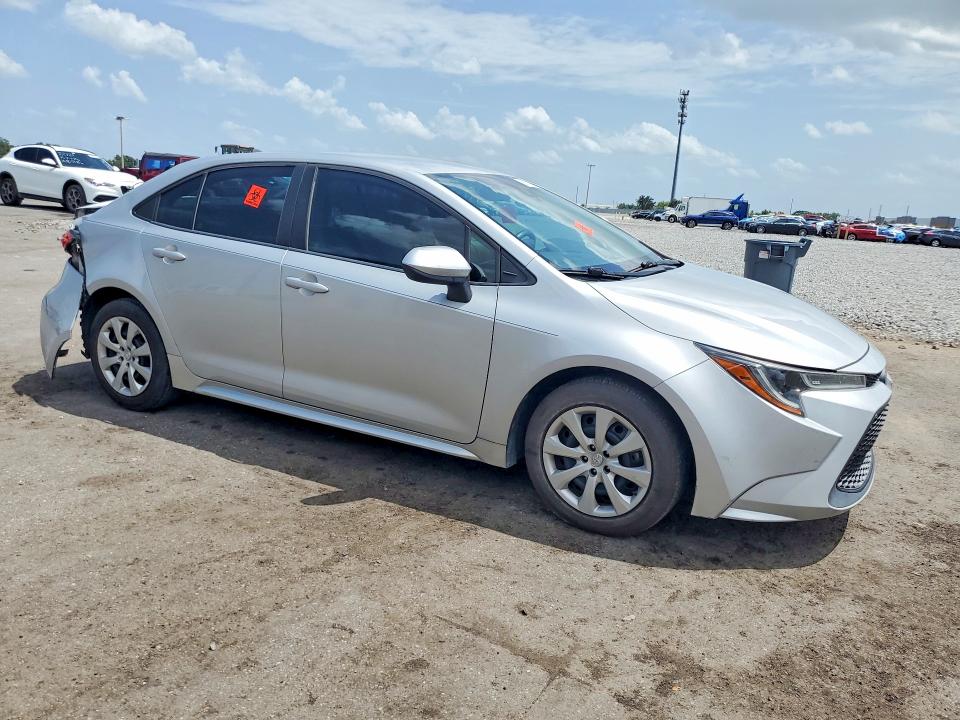 2021 Toyota Corolla VIN 5YFEPMAE1MP153808 COPART salvage auction — REAR END, Fl - Certificate Of Destruction, sold $15 on 2026-07-29 (photo 4)