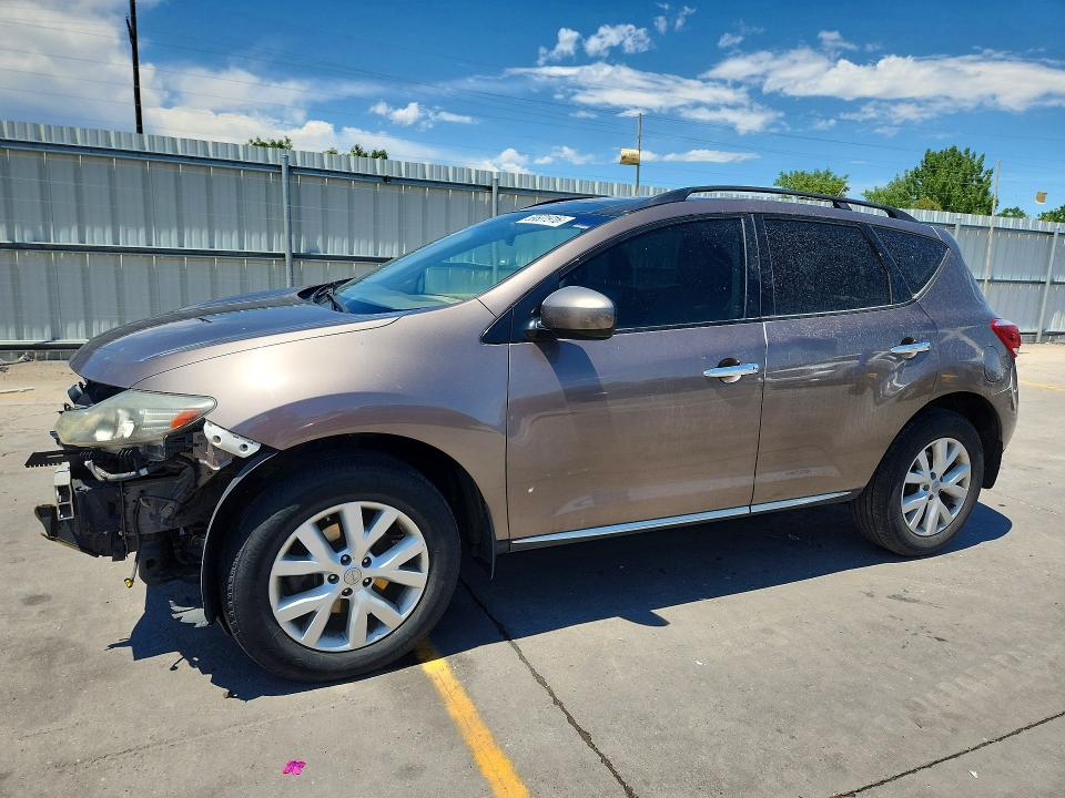 2011 Nissan Murano VIN JN8AZ1MW5BW181616 COPART salvage auction — FRONT END, CO - PUBLIC - SALVAGE TITLE, sold $275 on 2026-07-29 (photo 1)