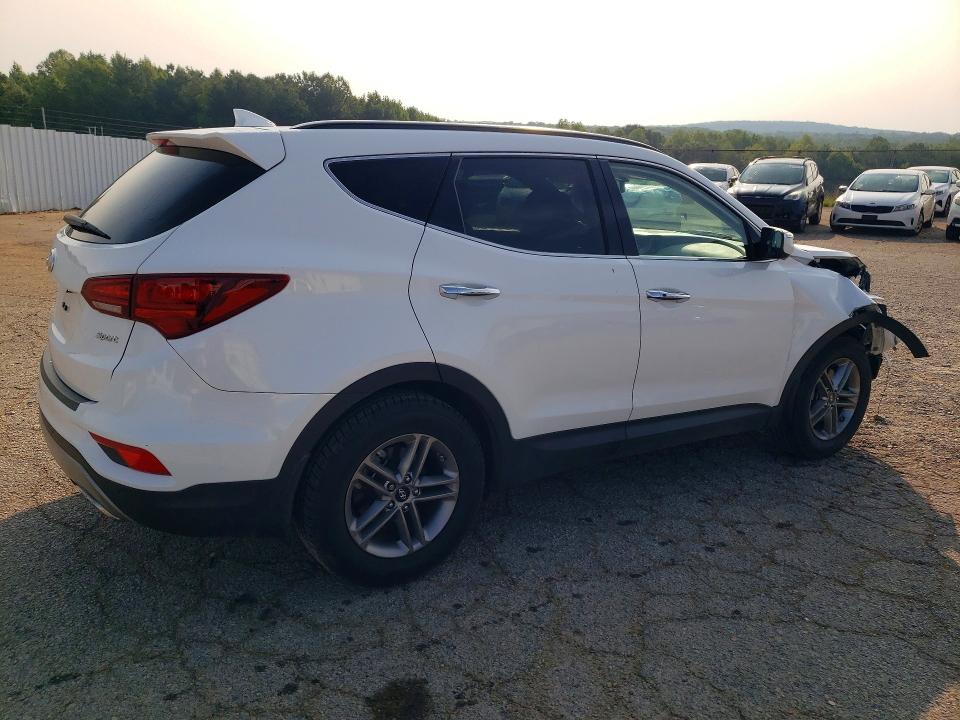 2017 Hyundai Santa fe VIN 5XYZU3LB9HG457695 COPART salvage auction — FRONT END, Va - Cert Of Title - Salvage, sold $1,200 on 2026-07-31 (photo 3)