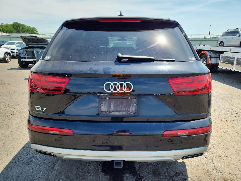 2019 Audi Q7 VIN WA1AAAF71KD012594 COPART salvage auction — WATER/FLOOD, PA - CERTIFICATE OF SALVAGE, sold $1,350 on 2026-07-28 (photo 6)
