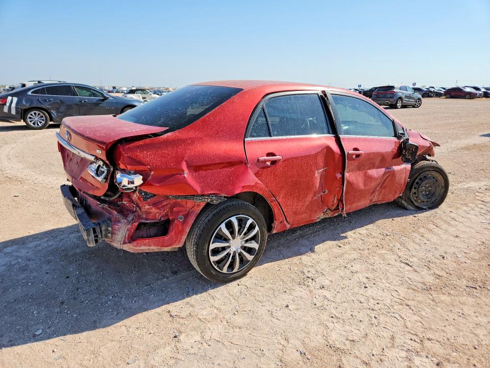 2013 Toyota Corolla VIN 5YFBU4EE6DP163434 COPART salvage auction — ALL OVER, TX - SALVAGE VEHICLE TITLE (P), sold $850 on 2026-07-15 (photo 3)