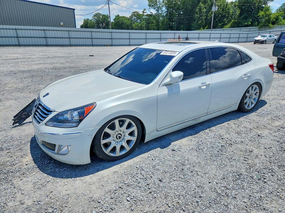 2011 Hyundai Equus VIN KMHGH4JF6BU034078 COPART salvage auction — FRONT END, NC - SALVAGE CERTIFICATE OF TITLE (P), sold $2,850 on 2026-07-22 (photo 1)