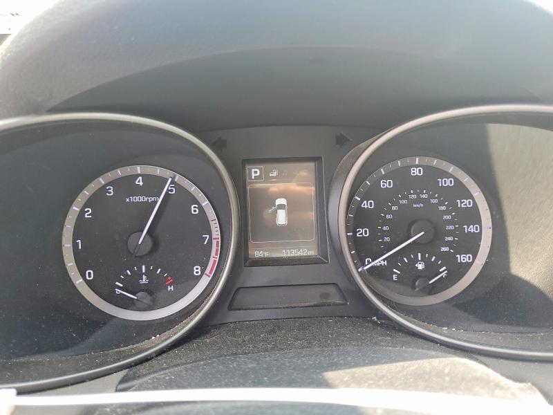 2017 Hyundai Santa fe VIN KM8SMDHF8HU231208 COPART salvage auction — FRONT END, Mi - Dealer Only Clean Title, sold $1,400 on 2026-07-28 (photo 9)