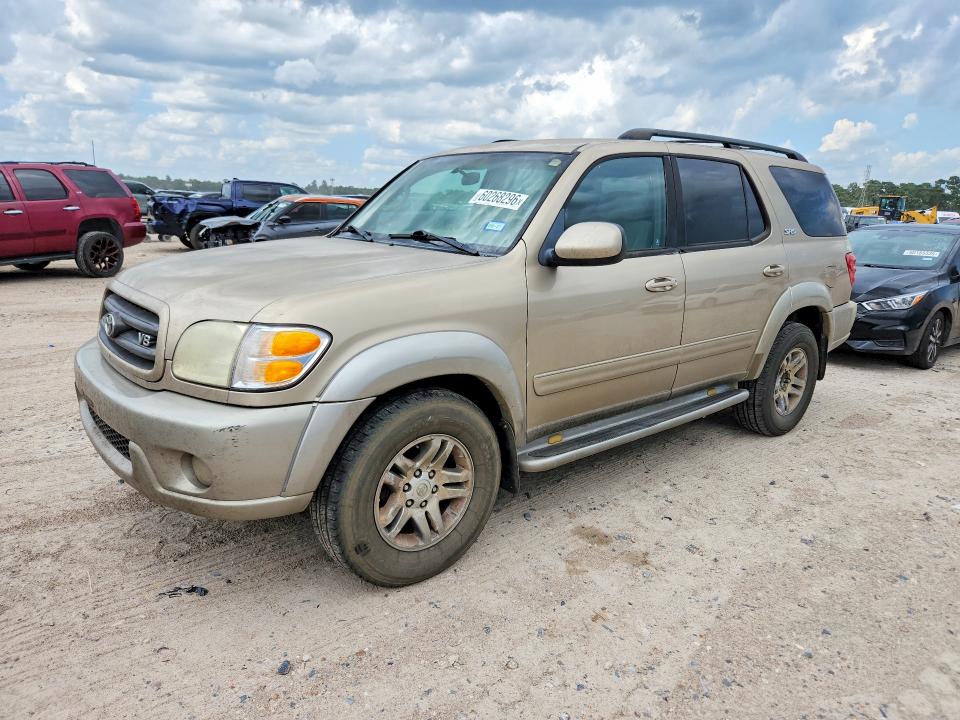 2004 Toyota Sequoia VIN 5TDZT34A64S225187 COPART salvage auction — MINOR DENT/SCRATCHES, TX - CERTIFICATE OF TITLE, sold $1,350 on 2026-07-14 (photo 1)