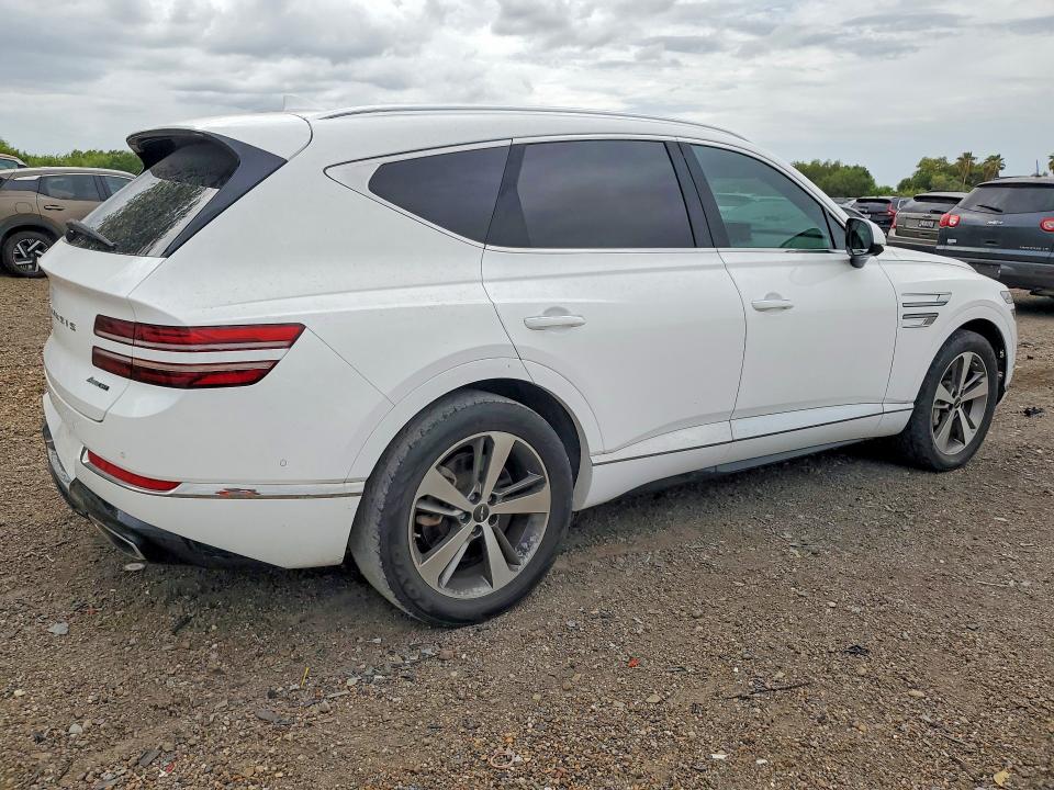 2021 Genesis Gv80 VIN KMUHCESC2MU048965 COPART salvage auction — WATER/FLOOD, Tx - Salvage Title-Flood Damage, sold $9,600 on 2026-07-22 (photo 3)