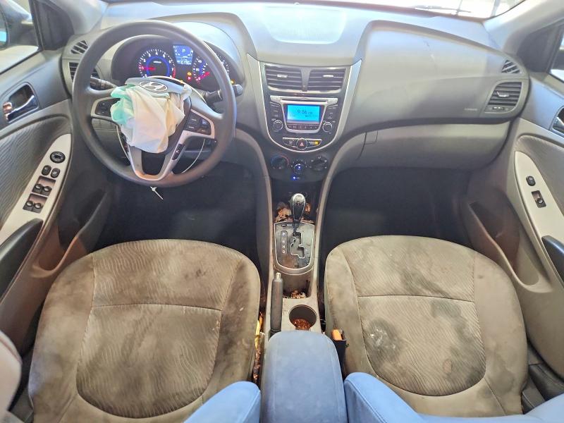 2014 Hyundai Accent VIN KMHCU4AEXEU767806 COPART salvage auction — FRONT END, VA - CERT OF TITLE - SALVAGE, sold $225 on 2026-07-24 (photo 8)