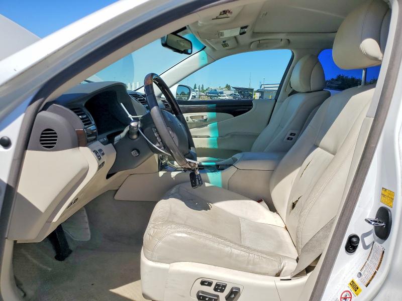 2008 Lexus Ls 460 VIN JTHBL46F785067193 COPART salvage auction — FRONT END, CA - DIS/DLR/EXP ONLY CLEAN TITLE, sold $900 on 2026-07-09 (photo 7)