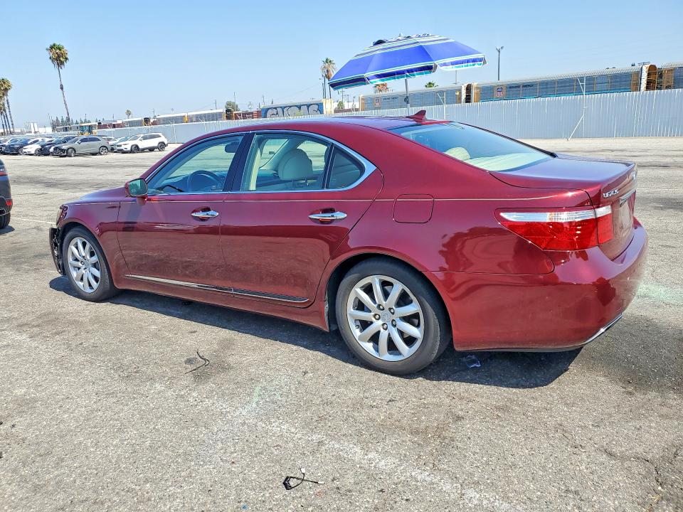 2009 Lexus Ls 460 VIN JTHBL46F195085996 COPART salvage auction — FRONT END, Ca - Salvage Certificate, sold $1,100 on 2026-10-02 (photo 2)