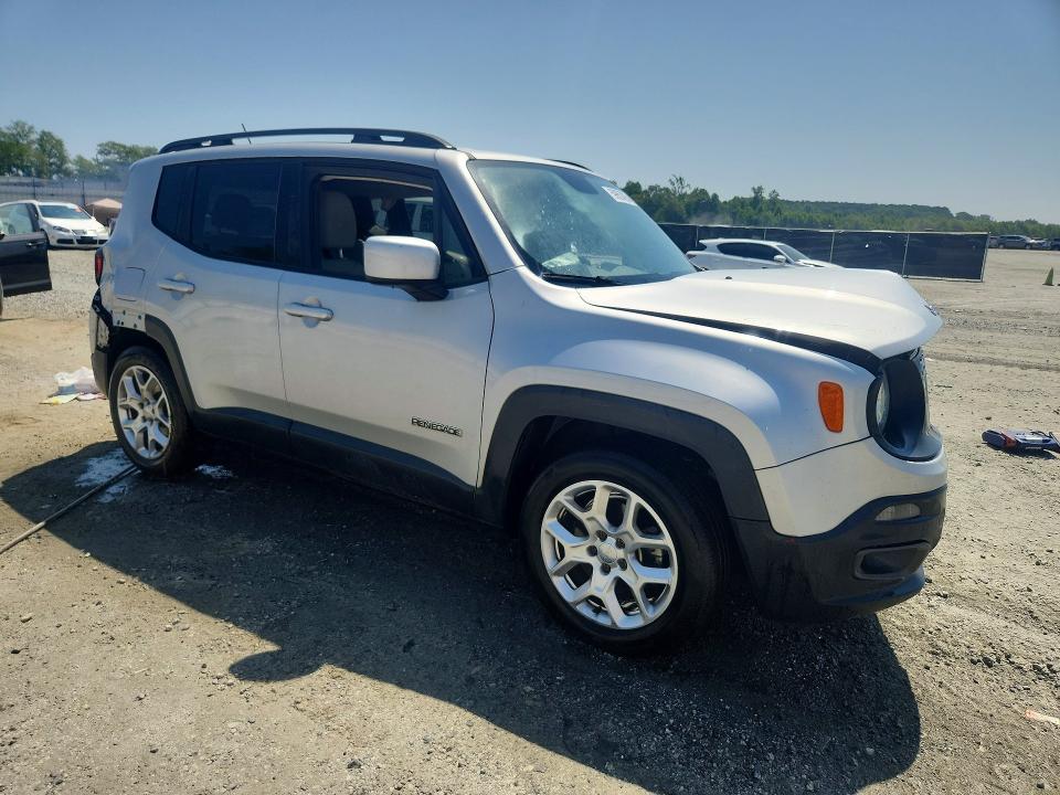 2015 Jeep Renegade VIN ZACCJABT6FPC05719 COPART salvage auction — FRONT END, Sc - Cert Of Title-Salvage, sold $550 on 2026-08-10 (photo 4)