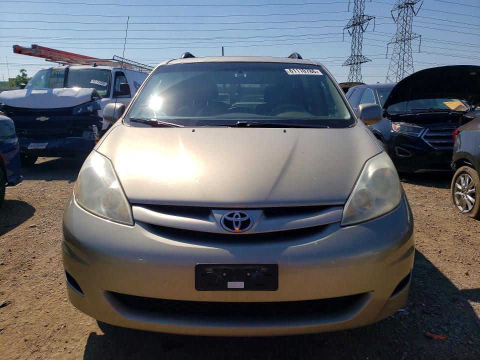 2008 Toyota Sienna VIN 5TDZK22C18S205372 COPART salvage auction — NORMAL WEAR, IL - CERTIFICATE OF TITLE, sold $300 on 2026-07-19 (photo 5)