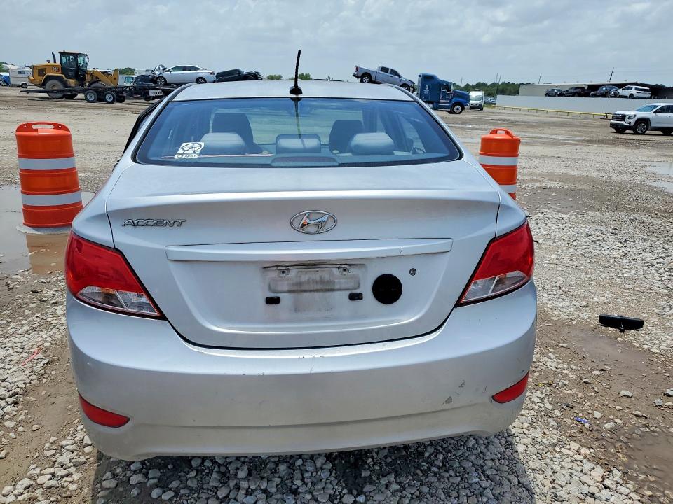 2015 Hyundai Accent VIN KMHCT4AE6FU802605 COPART salvage auction — FRONT END, Tx - Certificate Of Title, sold $100 on 2026-07-30 (photo 6)