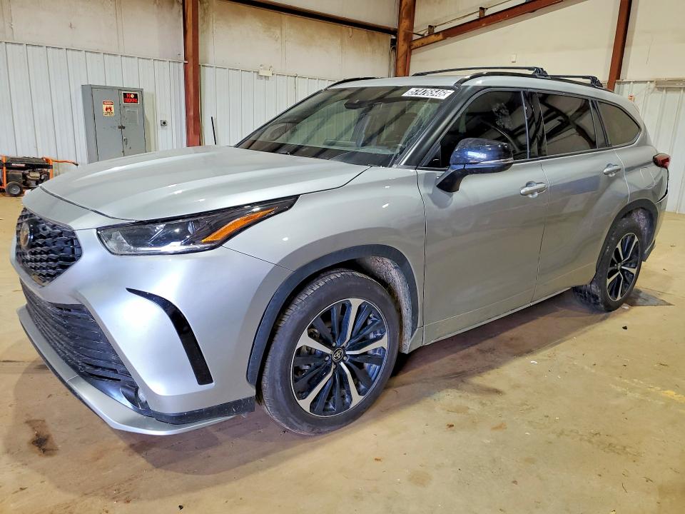 2021 Toyota Highlander VIN 5TDJZRAH2MS059718 COPART salvage auction — REAR END, LA - CERTIFICATE OF TITLE, sold $15,500 on 2026-07-30 (photo 1)