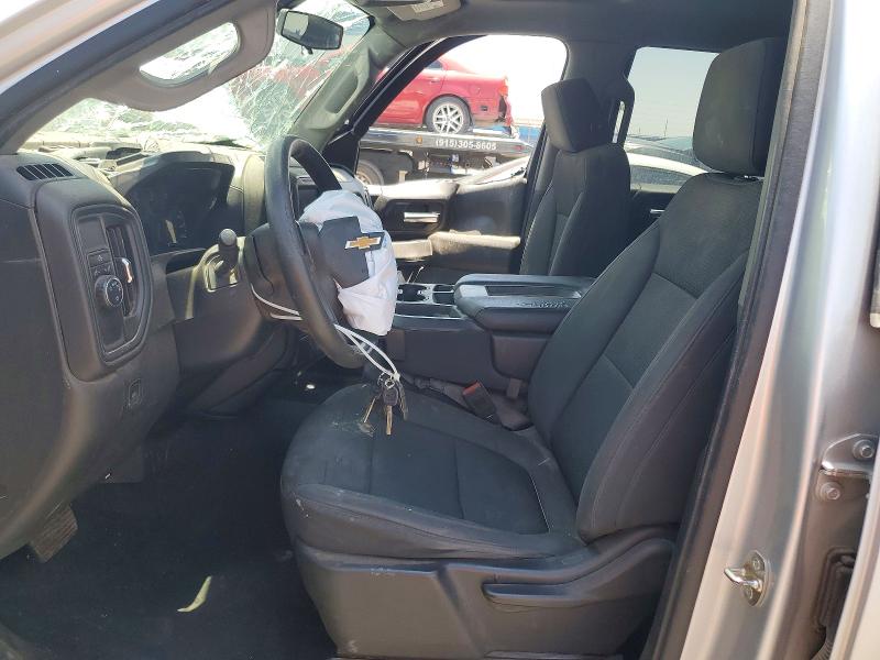 2021 Chevrolet Silverado VIN 1GCPWBEK2MZ343977 COPART salvage auction — FRONT END, Tx - Salvage Vehicle Title, sold $1,850 on 2026-07-31 (photo 7)
