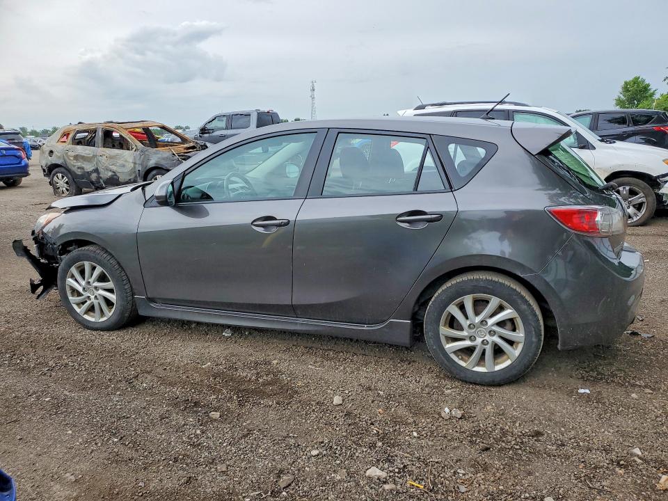 2012 Mazda 3 VIN JM1BL1L73C1571723 COPART salvage auction — UNDERCARRIAGE, ON - PERMIT NO BRAND - UNFIT, sold $400 on 2026-07-21 (photo 2)