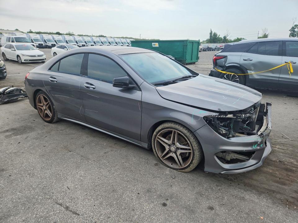 2015 Mercedes-benz Cla-klasse VIN WDDSJ4EB5FN262220 COPART salvage auction — FRONT END, FL - CERT OF TITLE SLVG REBUILDABLE, sold $30 on 2026-07-30 (photo 4)