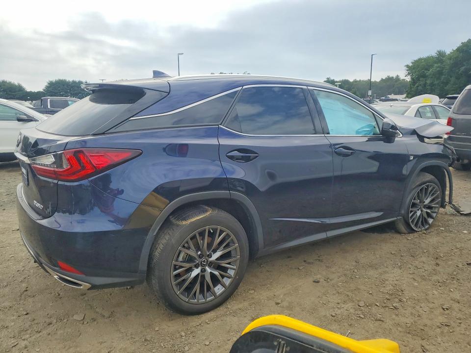 2022 Lexus Rx 350 VIN 2T2SZMDA4NC338941 COPART salvage auction — FRONT END, Ny - Certificate Of Title (P), sold $15,500 on 2026-07-27 (photo 3)