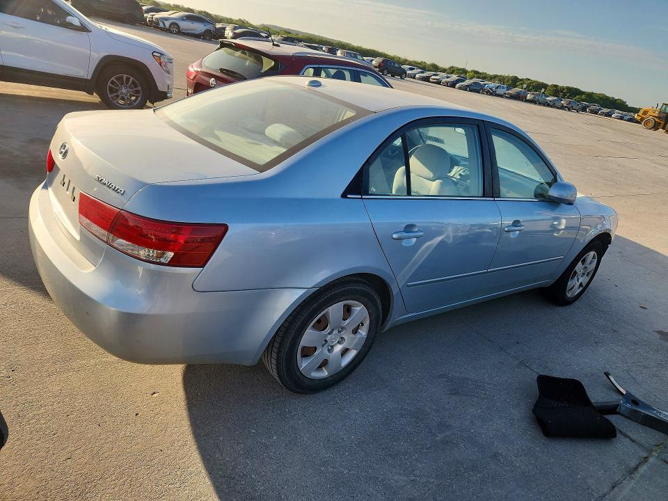 2008 Hyundai Sonata VIN 5NPET46C28H381502 COPART salvage auction — FRONT END, Tx - Salvage Vehicle Title, sold $550 on 2026-07-16 (photo 3)
