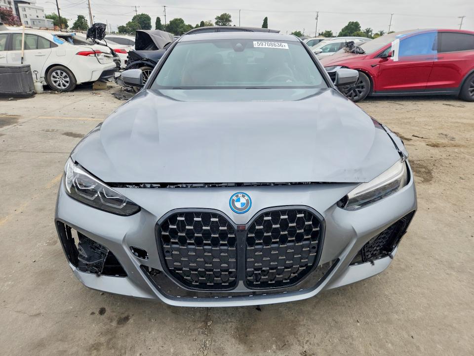 2023 BMW I4 VIN WBY73AW06PFP91742 COPART salvage auction — FRONT END, Ca - Salvage Certificate, sold $10,900 on 2026-07-20 (photo 5)