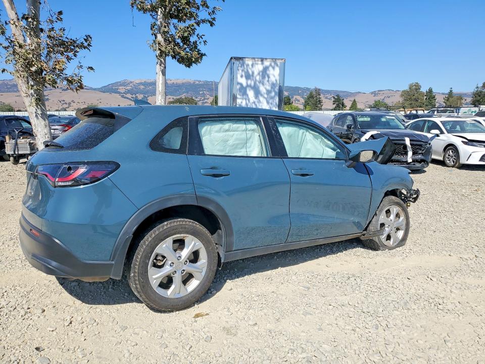 2023 Honda Hr-v VIN 3CZRZ1H32PM718586 COPART salvage auction — FRONT END, Ca - Salvage Certificate, sold $60 on 2026-07-30 (photo 3)
