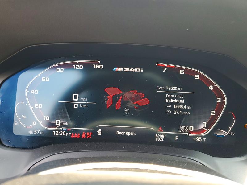 2020 BMW M3 VIN WBA5U9C07LAF54712 COPART salvage auction — FRONT END, Co - Public - Salvage Title, sold $11,200 on 2026-08-18 (photo 9)